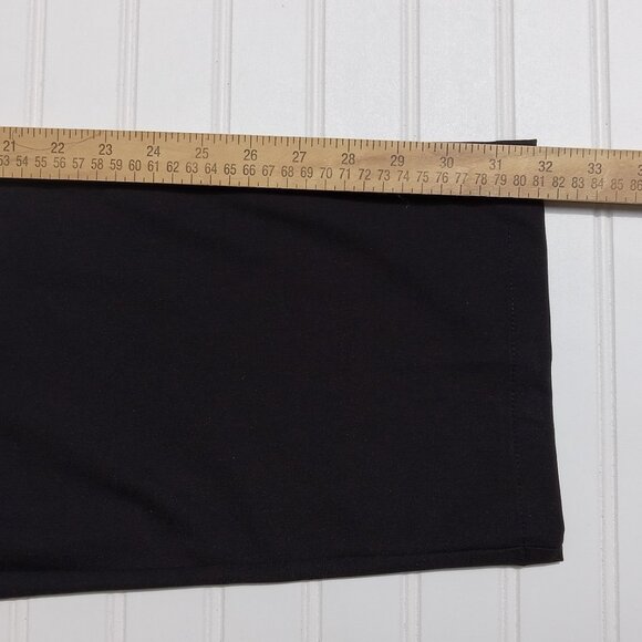 CHAPS Dress Pants Mens 42 x 32 Black Performance Flat Front Slim Fit Golf Pant - Picture 7 of 10